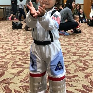 Gently worn, Pottery Barn Kids astronaut costume
